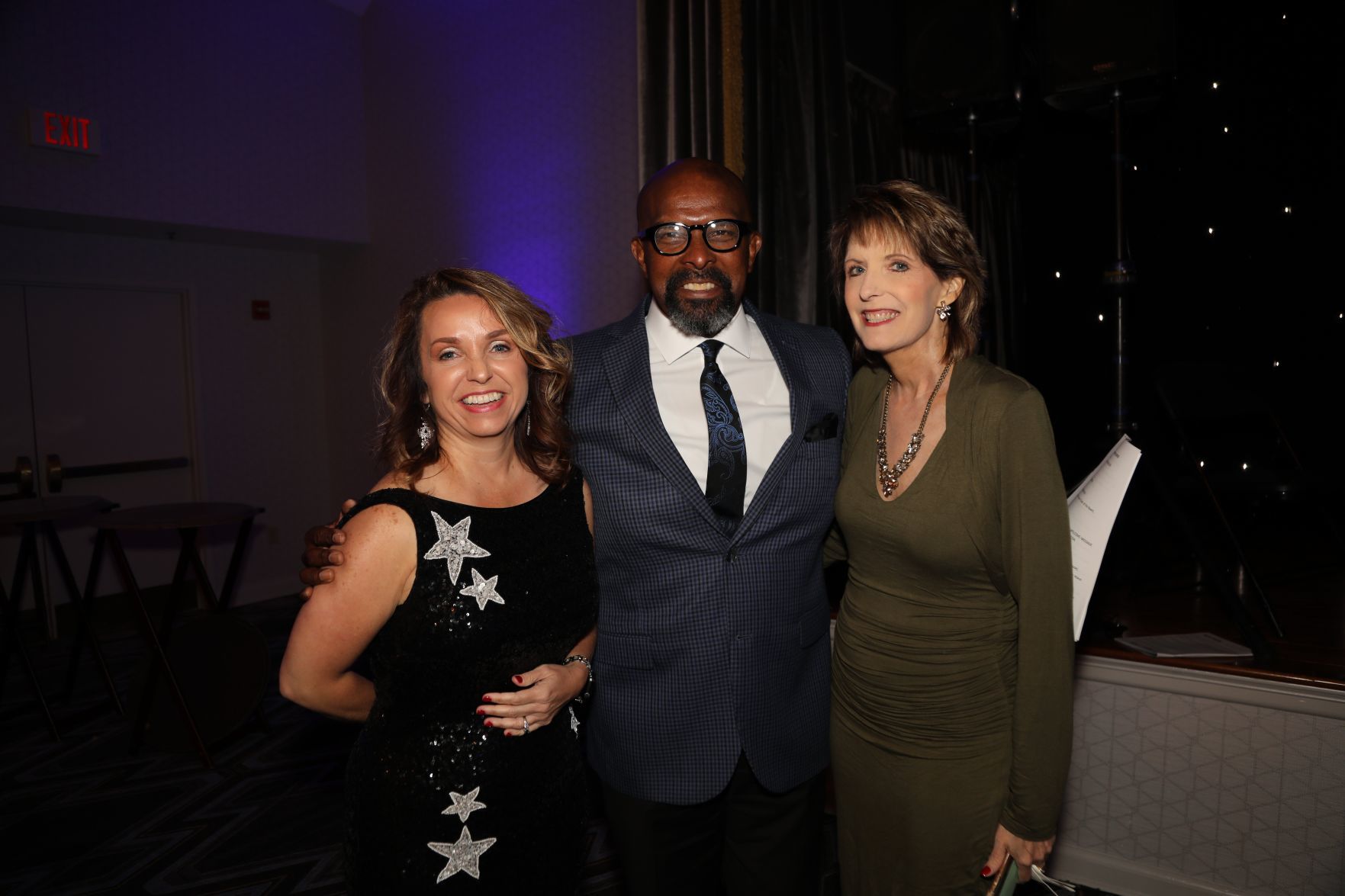 Rochelle Henderson, Chairperson, Rene Knott, master of ceremonies, Mary Margreiter Hediger